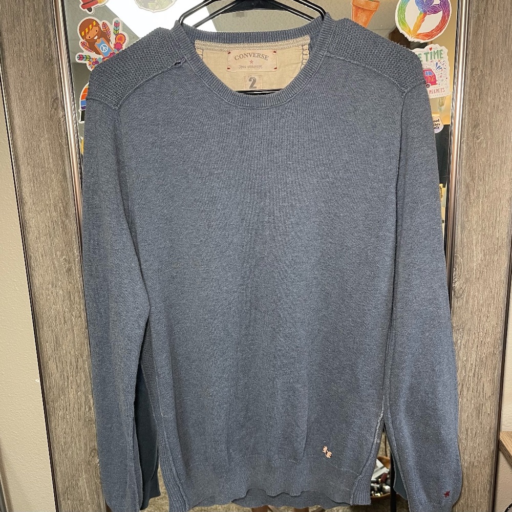 Converse John Varvatos Navy Blue Long Sleeve Shirt